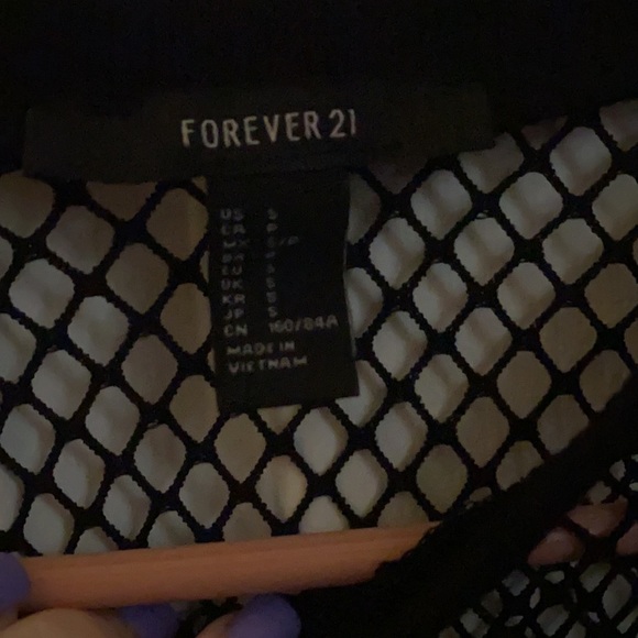 forever 21 fishnet top - Picture 3 of 3